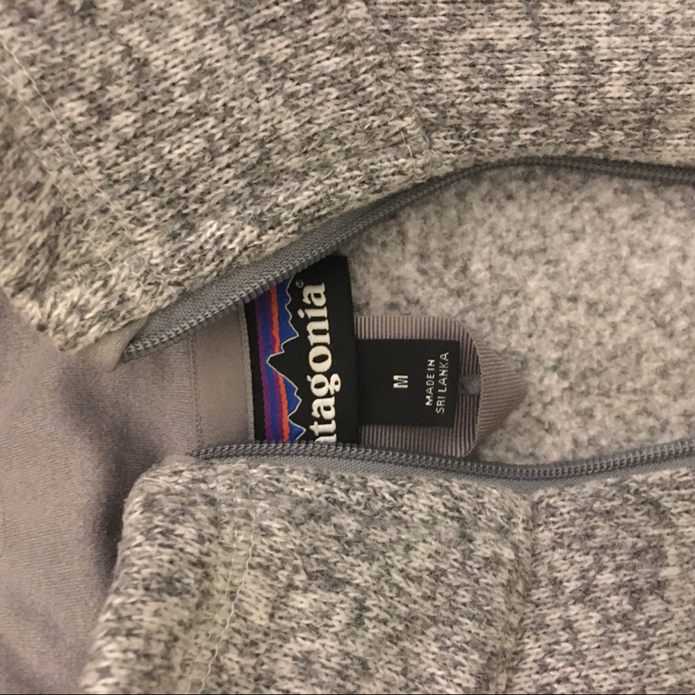 Patagonia Heather Gray Full‑Zip Fleece Jacket - Picture 3 of 5